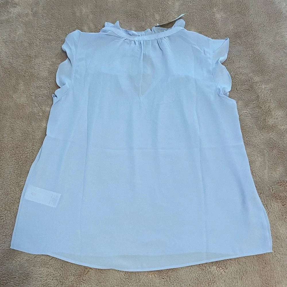 J. Crew Ruffle Tie-Neck Top - Picture 10 of 10
